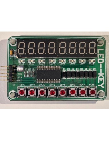 TM1638 LED Key 8 Digitis 7 seg LED