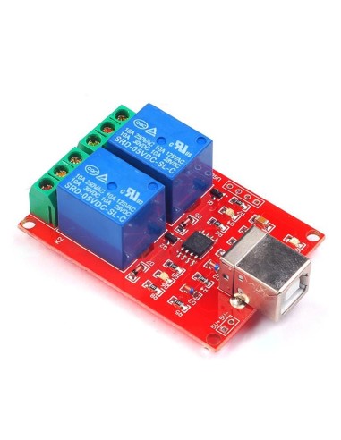 USB Relay Modulo 2 canais