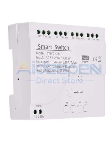 AC 85 - 250V Tuya Smart Switch 4 chanels