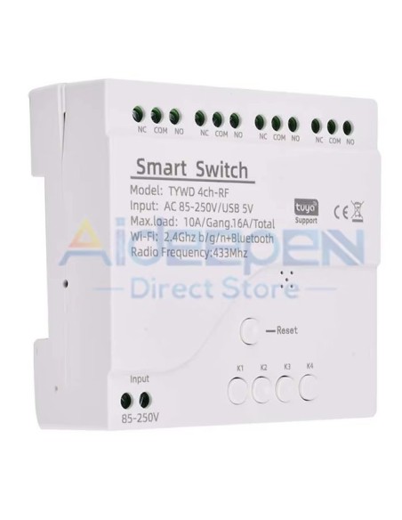 AC 85 - 250V Tuya Smart Switch 4 chanels