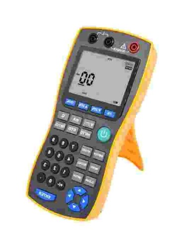 Calibrador Tensão CC para geração e simulação precisa de sinais de corrente, resistência, RTD, termopares e pulsos.