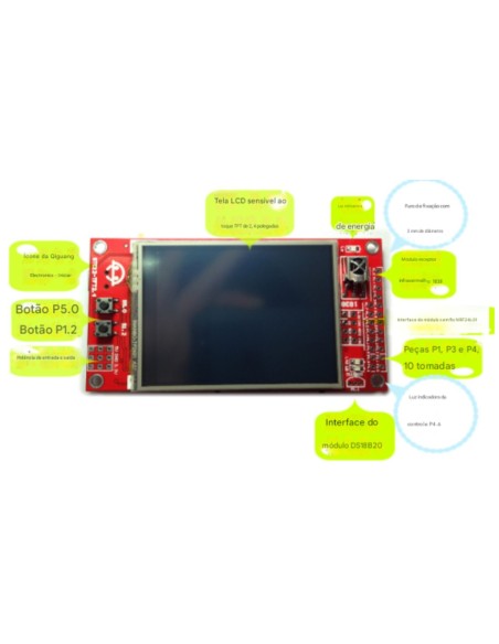 STC12C5A60S2 com LCD e Bluetooth