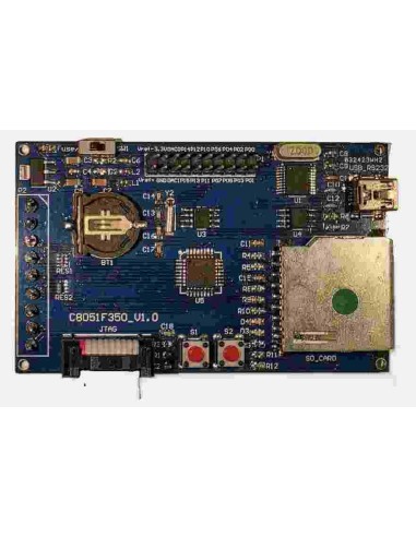8051F350Datalogger Board , with RTC and minisd card