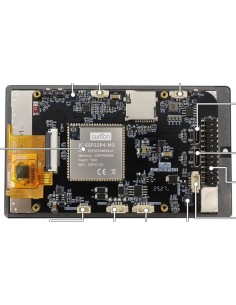 ESP32-P4/ESP32-C6 Tela capacitiva IPS de 4,3 polegadas (480 * 800)  GUITION 2