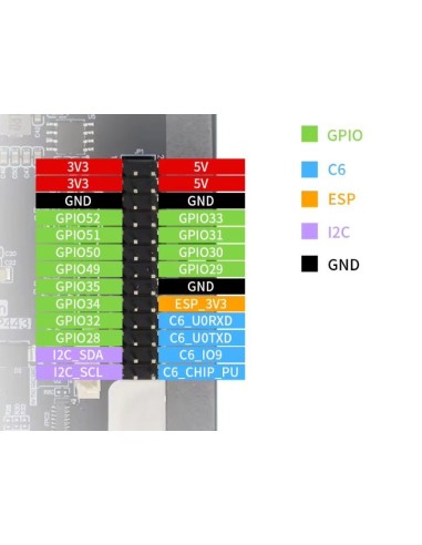 ESP32-P4/ESP32-C6 Tela capacitiva IPS de 4,3 polegadas (480 * 800)  GUITION