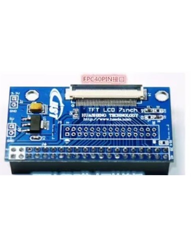 TFT 7-inch LCD interface adapter board, FPC cable, 7-inch