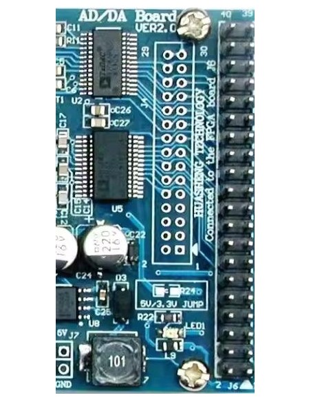 Modulo Fpga Placa AD 125 Msps  AD9280 8 bit DA 3 Msps * Bit DAC9708