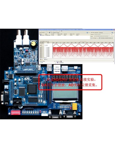 Modulo Fpga Placa AD 125 Msps  AD9280 8 bit DA 3 Msps * Bit DAC9708