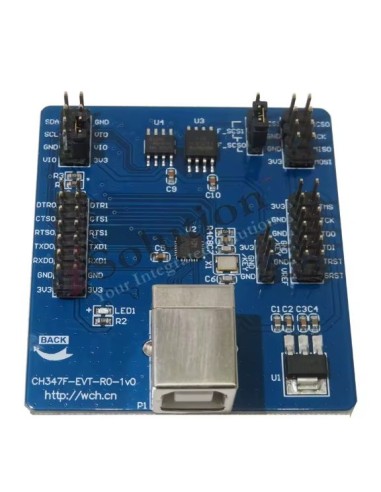 CH347F-EVT-R0-1V0  USB 2 HIgh Speed  UART I2C SPI JTAG GPIO