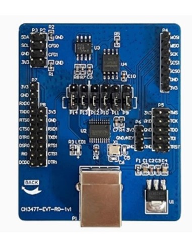 CH347T-EVT-R0-1V0  USB 2 HIgh Speed  UART I2C SPI JTAG GPIO