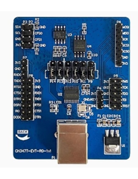 CH347T-EVT-R0-1V0  USB 2 HIgh Speed  UART I2C SPI JTAG GPIO