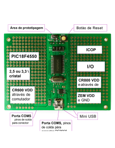 PIC18F4550 development Board