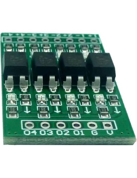 Modulo Opisolador 4 canais in 24V out 5 V Active Low