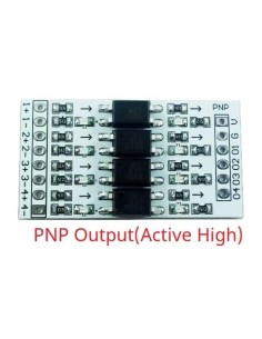 Modulo Opisolador 4 canais in 24V out 5 V Active High