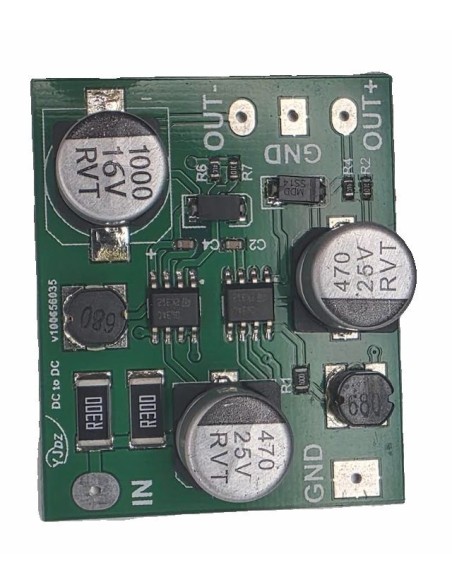 Módulo conversor DC-DC Entrada 5 a 12V  com saída simétrica ±12V (1W)