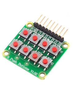 Placa com 8 teclas terra comum 2