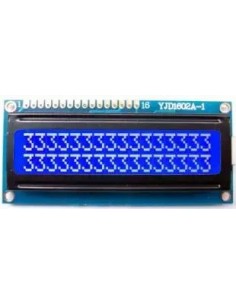 Display CLD 16 X 2  YJD1602A 5V Azul