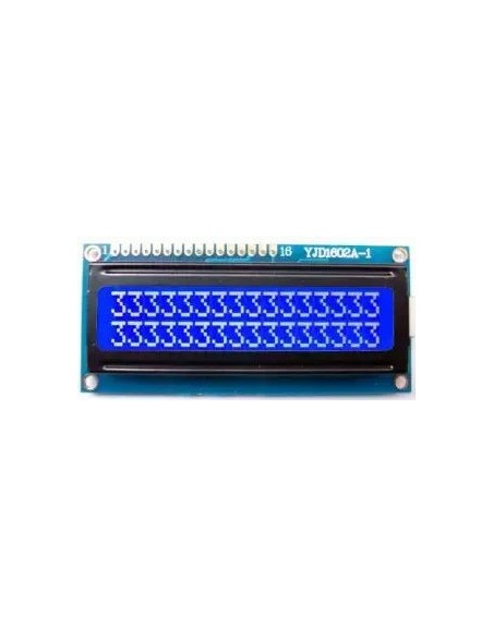 Display CLD 16 X 2  YJD1602A 5V Azul