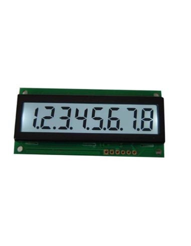 Display SMS0801D (8 dígitos 7 seg c/dp, 5V)