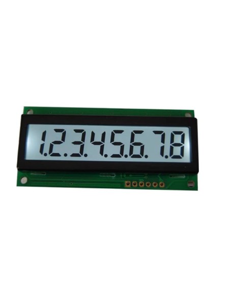 Display SMS0801D (8 dígitos 7 seg c/dp, 5V)