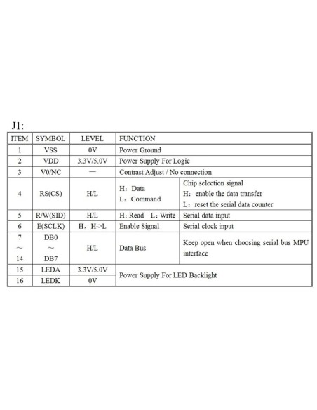 Display Grafico LCD 12232 Paralelo / Serial  122 X 32 Dots 5v