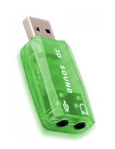 Placa de som C‑Media CM119, 16 Bit