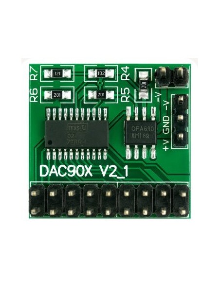 Placa DAC90X v2.1 (DAC900E 10 bits + OPA690 DAC165MSPS