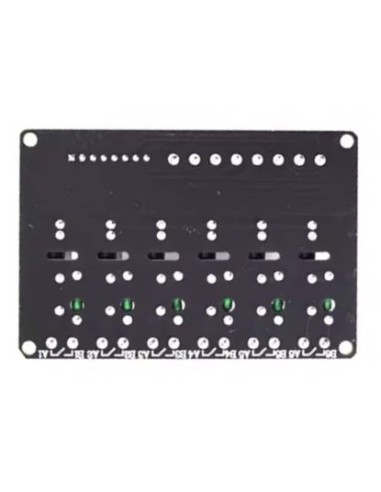 Placa de 6 reles de estado Solido