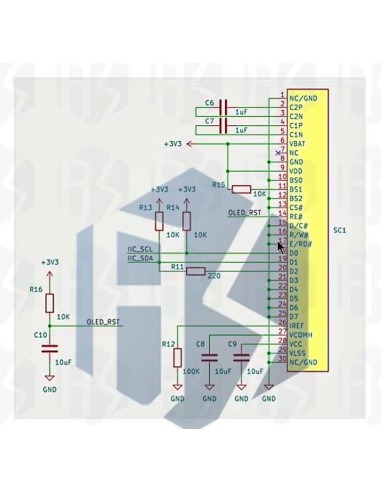 Modulo Oled 1.3 "Com Encoder e botoes IIC