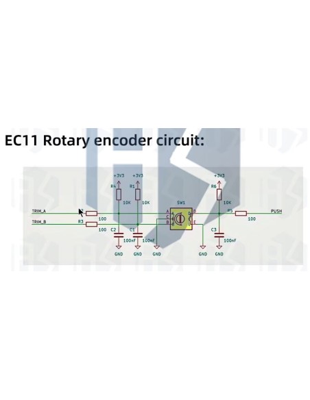 Modulo Oled 1.3 "Com Encoder e botoes IIC