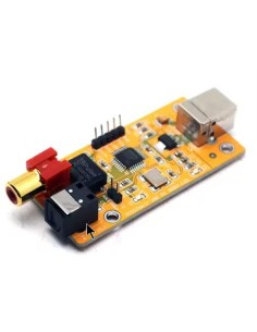 Placa de som USB PCM2706C DAC de saída óptica toslink, coaxial SPDIF e I2S 2