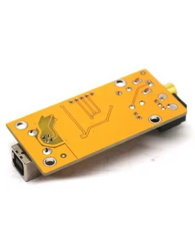 Placa de som USB PCM2706C DAC de saída óptica toslink, coaxial SPDIF e I2S