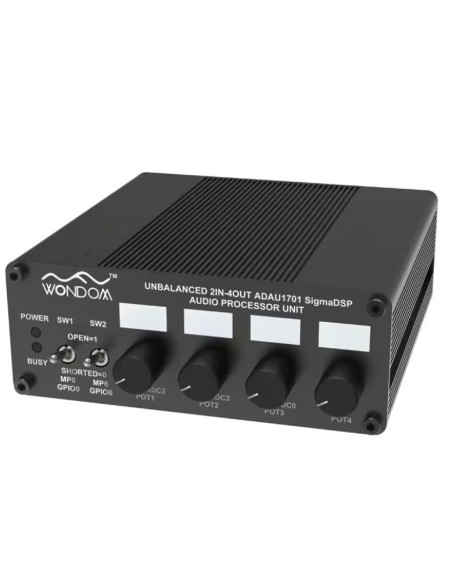 Wondow Adau1701 2.1 in 4.0 out  dsp Opera com sigmastudio Analog devices AA-AP23123