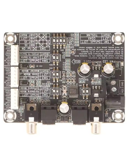 Wondom WM8804 – Transceptor de Áudio SPDIF / TOSLINK e I²S