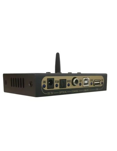 Placa de Som 5.1ch USB com Bluetooth 5.0, U‑Disk Player, TOSLINK/SPDIF & DAC com suporte a DTS