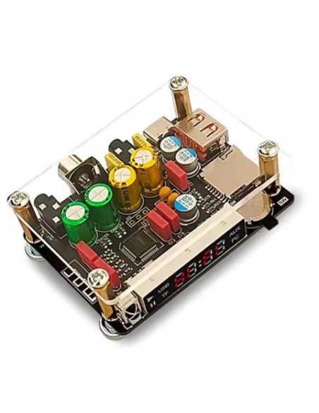 ZK‑DAM‑K1 DSP BT – Decodificador de Áudio com Bluetooth, U‑Disk, SPDIF e SD Card