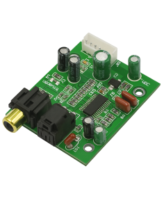 Cyrrus 8416-zzz Digital Audio Decoder, DAC 24 Bit, 192K, fibra Ã³ptica, decodificador coaxial, entrada de sinal, saÃ­da estÃ©reo