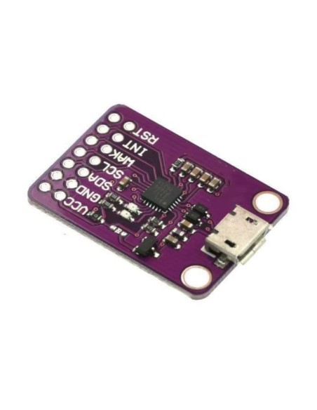 CP2112 é um bridge USB‑to‑I²C Silicon Labs