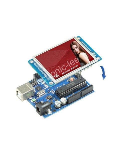 Display  3.2" TFT LCD SHIELD + TOUCH PANEL TF READER FOR ARDUINO