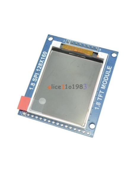 1.8 INCH MINI SERIAL SPI TFT LCD MODULE DISPLAY WITH PCB ADAPTER ST7735B IC