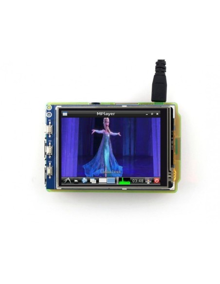 320—240, 3.2 INCH RESISTIVE TOUCH SCREEN TFT LCD, DESIGNED FOR RASPBERRY PI