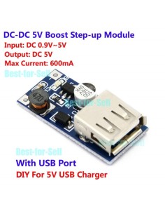 DC-DC 3V 3.7V TO 5V USB 18650 LITHIUM BATTERY BOOST 2