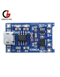 USB 5V 1A 18650 LITHIUM BATTERY CHARGER TP4056 Micro Usb 2