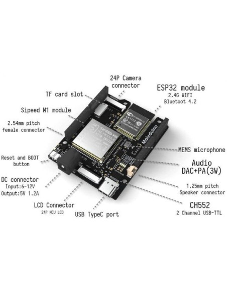 Sipeed Maixduino K210 Risc V c/ Esp32