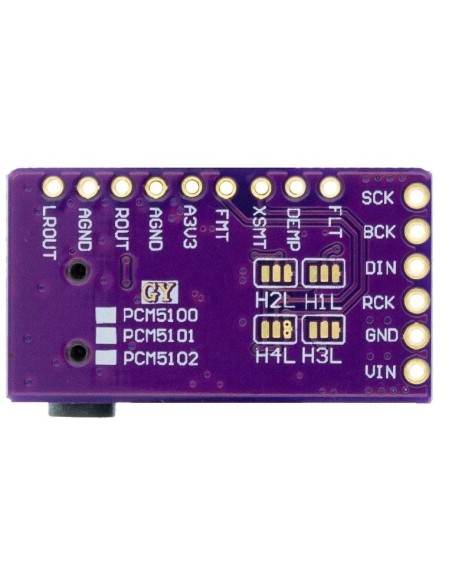 PCM5102A DAC I2S 2VRMS DirectPathâ„¢, 112dB Audio Stereo DAC with 32-bit, 384kHz PCM Interface