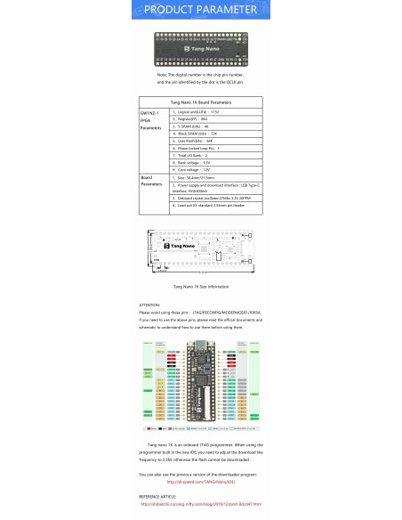 Sipped Tang Nano Sipeed FPGA GW1N-LV1QN48C6/I5 Gowin version 2774