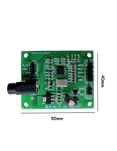 PCM1808  Single-Ended, Analog-Input 24-Bit, 96-kHz Stereo ADC Analogic to i2s 2