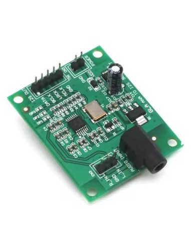 PCM1808  Single-Ended, Analog-Input 24-Bit, 96-kHz Stereo ADC Analogic to i2s