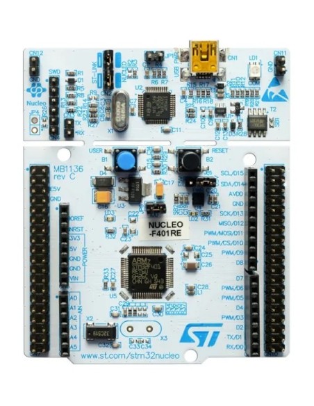 STM NUCLEO --F411RE  STM32F411RE Arm Cortex-M4 core with DSP and FPU