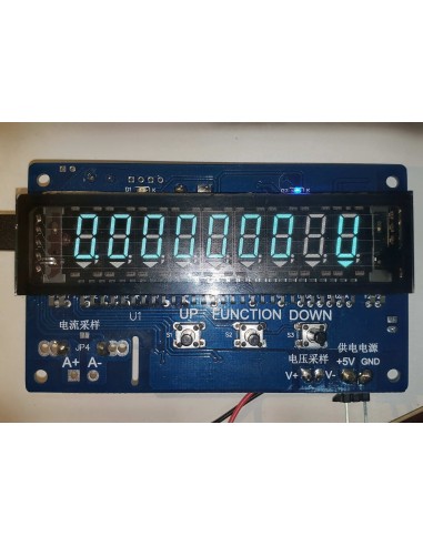 Voltimetro Amperimetro e Watimetro VFD duisplay